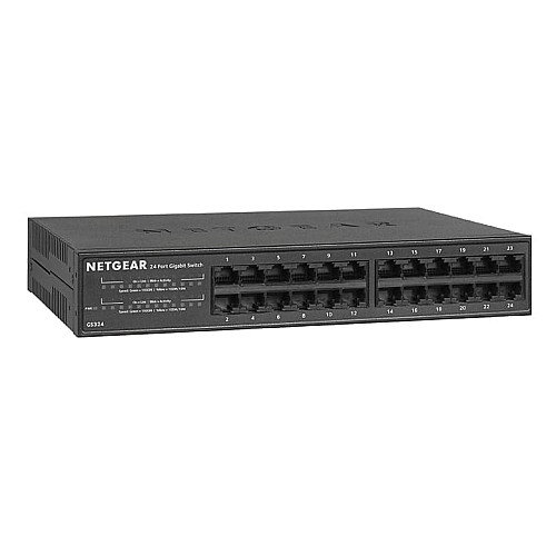 Комутатор NETGEAR GS324 24xGE, Некерований
