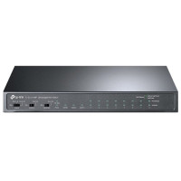 Коммутатор TP-LINK TL-SL1311MP 8x1FE (8xPoE), 2xGE, 1xSFP, 124Вт, Неуправляемый