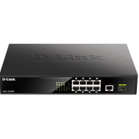 Комутатор D-Link DGS-1010MP 9xGE PoE, 1xSFP, 125W
