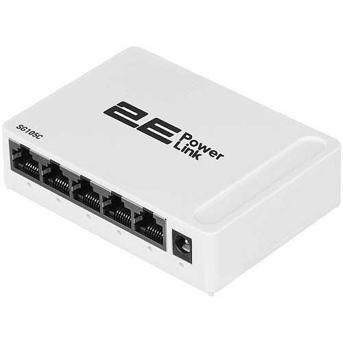Коммутатор 2E PowerLink SG105C, 5xGE, Неуправляемый