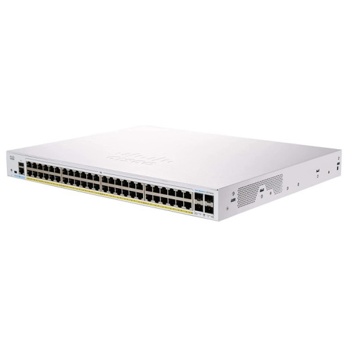 Комутатор Cisco CBS220 48хGE, PoE, 4x1G SFP, Smart