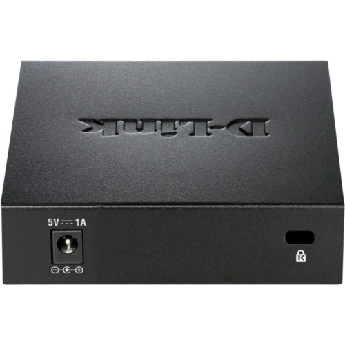 Комутатор D-Link DES-105/E 5xFE, Некерований, Метал