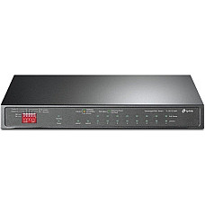Комутатор TP-LINK TL-SG1210MP 10xGE (8xPoE), 1xSFP, 123Вт, Некерований