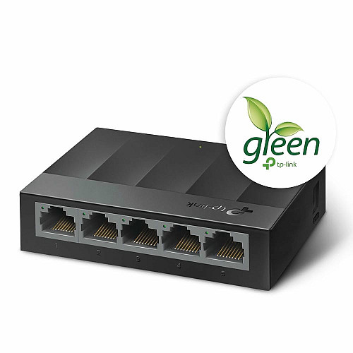 Комутатор TP-LINK LS1005G 5xGE, Некерований