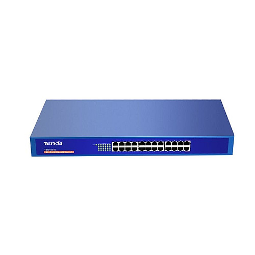 Коммутатор TENDA TEG1024G 24xGE, Неуправляемый