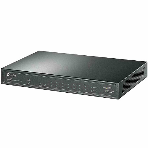 Коммутатор TP-LINK TL-SG1210P 8xGE (8xPoE), 1xSFP, 63Вт, Неуправляемый
