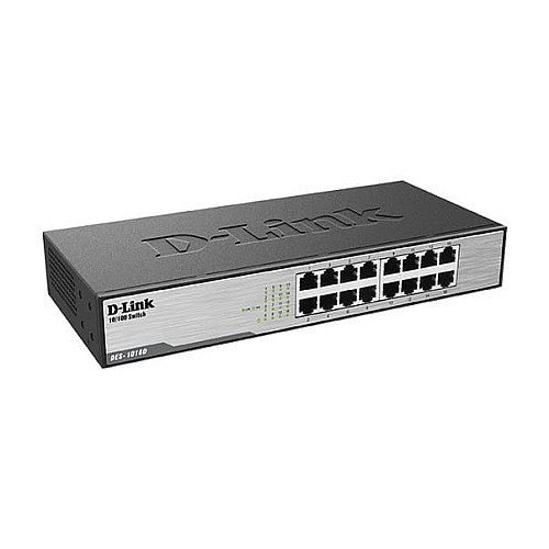Комутатор D-Link DES-1016D 16xFE, Некерований