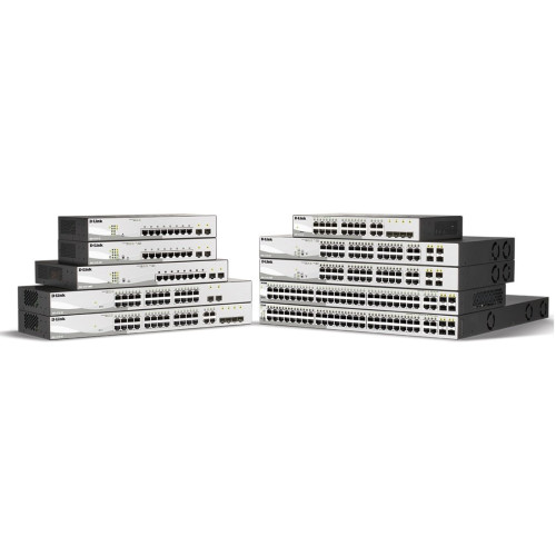 Комутатор D-Link DGS-1210-24P PoE, Websmart