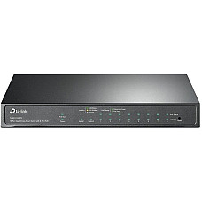 Комутатор TP-LINK TL-SG1210MPE 10xGE (8xPoE), 1xSFP, 123Вт, WebSmart