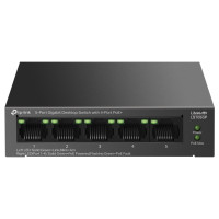 Комутатор TP-LINK LS105GP  5xGE (4xPoE), 65 Вт