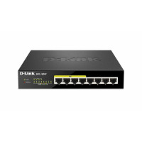 Комутатор D-Link DGS-1008P, 8xGE (4xGE PoE, 4xGE), 68W