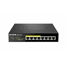 Комутатор D-Link DGS-1008P, 8xGE (4xGE PoE, 4xGE), 68W