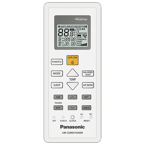 Кондиціонер Panasonic Super Compact BZ 35м2 інвертор 12000BTU 3.3кВт A++/A+ -15°С R32 білий