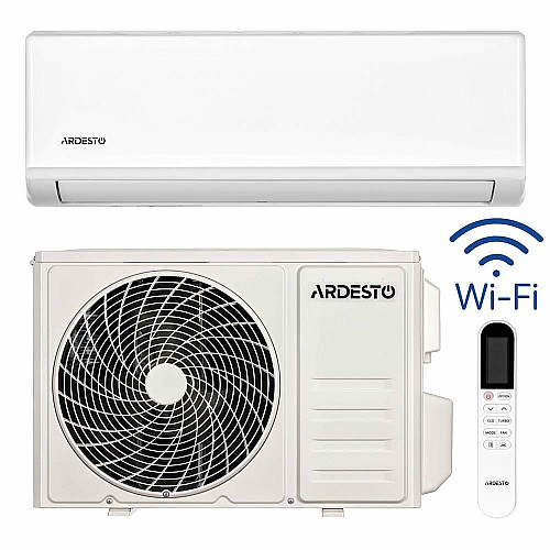 Кондиціонер ARDESTO CoolSmart 25м2 інвертор 9000BTU 2.5кВт A/A -15°С Wi-Fi R32 білий