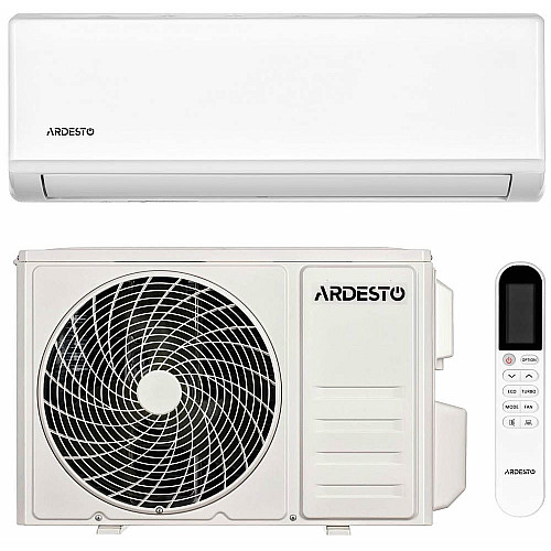 Кондиціонер ARDESTO ARD-E24-R32 70м2 on/off 24000BTU 6.45кВт A/A -7°С R32 білий