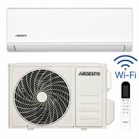 Кондиціонер ARDESTO CoolAir 35м2 on/off 12000BTU 3.5кВт A/A -7°С Wi-Fi R32 білий