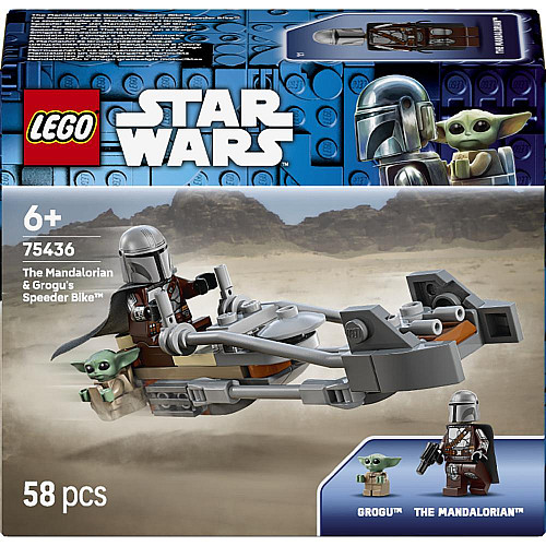 Конструктор LEGO Star Wars Скоростной мотоцикл Мандалорца и Грогу