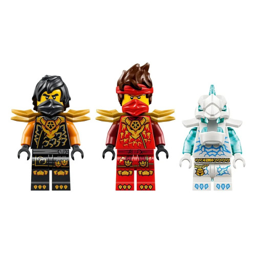 Конструктор LEGO Ninjago Комбіновані транспортні засоби Кая та Коула