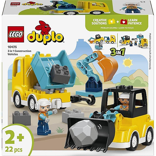 Конструктор LEGO DUPLO Town 3-в-1 Строительная техника