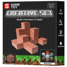 Магнітний конструктор Same Toy Creative Set Brick 20ел