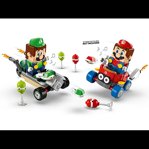 Конструктор LEGO Super Mario Mario Kart – Baby Mario vs. Baby Luigi