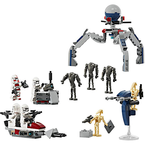 Конструктор LEGO Star Wars Клоны-пехотинцы и Боевой дроид. Боевой набор