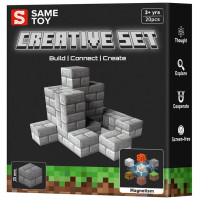 Магнітний конструктор Same Toy Creative Set Stone 20е