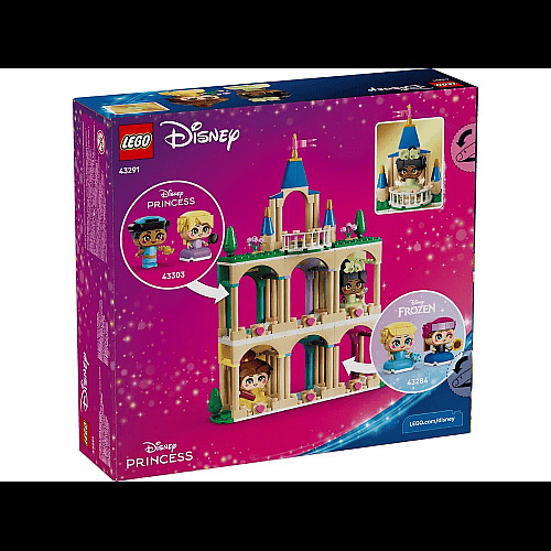 Конструктор LEGO Disney Princess Мініпринцеси Бель і Тіана з замком