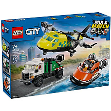 Конструктор LEGO City Ремікс літака, вантажівки та судна на повітряній подушці