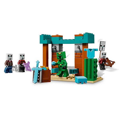 Конструктор LEGO Minecraft Пустынный патруль разбойника