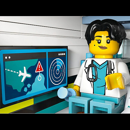 Конструктор LEGO City Літак швидкої медичної допомоги