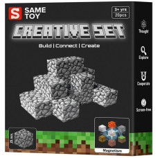 Магнітний конструктор Same Toy Creative Set Cobblestone 20ел