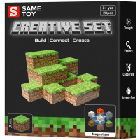 Магнітний конструктор Same Toy Creative Set Grass 20ел