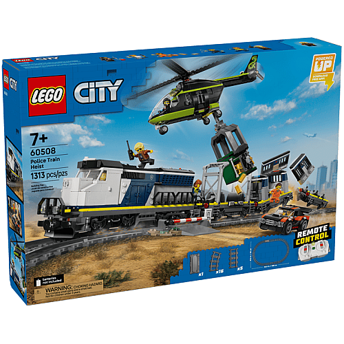 Конструктор LEGO City Пограбування поліцейського поїзда