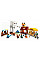 Конструктор LEGO Minecraft Нападение на деревню с воздушным шаром Гаст