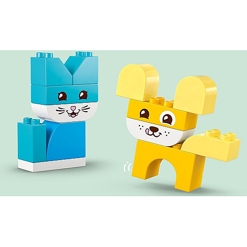 Конструктор LEGO DUPLO My First Очаровательные творческие домашние питомцы 3 в 1