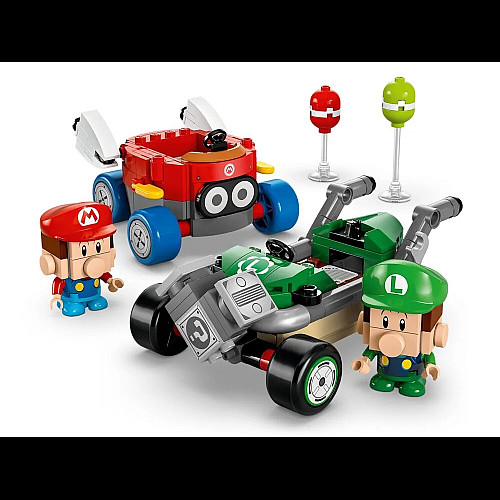 Конструктор LEGO Super Mario Mario Kart – Baby Mario vs. Baby Luigi