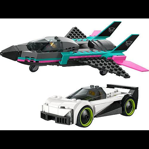 Конструктор LEGO City Реактивний літак проти автомобіля