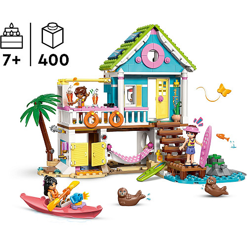Конструктор LEGO Friends Пляжный домик с морскими котиками