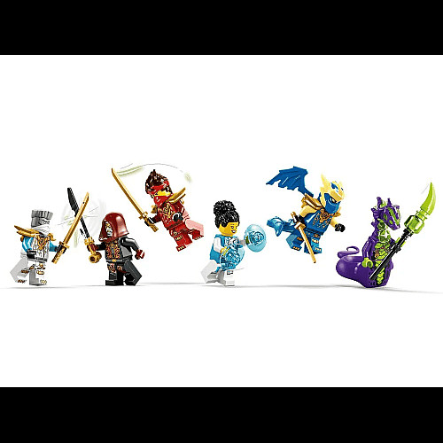 Конструктор LEGO Ninjago Автомобильная битва ниндзя у дома на дереве