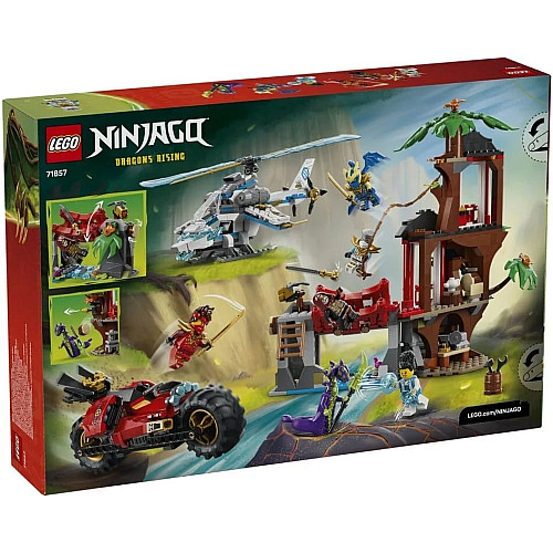 Конструктор LEGO Ninjago Автомобильная битва ниндзя у дома на дереве