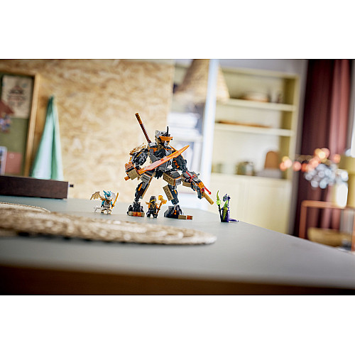 Конструктор LEGO Ninjago Робот Коула для миссии и Дракон Зейн