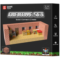 Магнітний конструктор Same Toy Creative Set Brick House 100ел