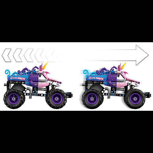 Конструктор LEGO Technic Monster Jam™ Sparkle Smash™ із функцією «Pull-Back»