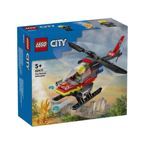 Конструктор LEGO City Пожежний рятувальний гелікоптер