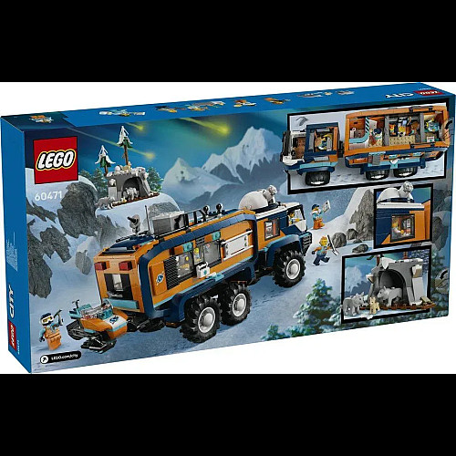 Конструктор LEGO City Арктична дослідницька вантажівка з науковою лабораторією