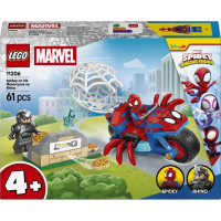 Конструктор LEGO Spidey Павук на мотоциклі проти Носорога