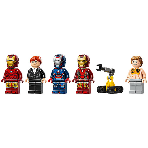 Конструктор LEGO Super Heroes Лабораторія Залізної Людини: зал обладунків