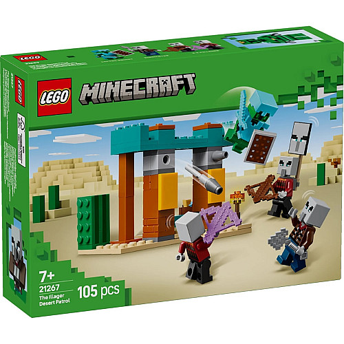 Конструктор LEGO Minecraft Пустынный патруль разбойника