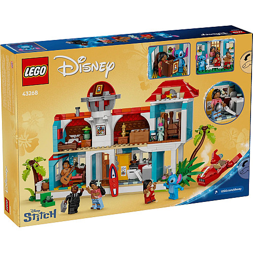 Конструктор LEGO Disney Classic Пляжный дом Лило и Стич